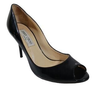 S2437 Jimmy Choo Peep Toe Pumps size 37 US 7